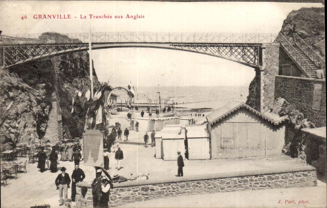 Granville - La Tranchée aux Anglais — J. Puel phot. n°46