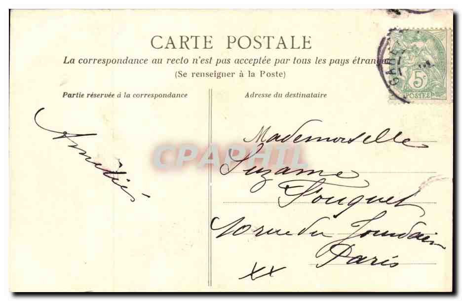 Granville - La Tranchée aux Anglais — J. Puel phot. n°46 — Reverso