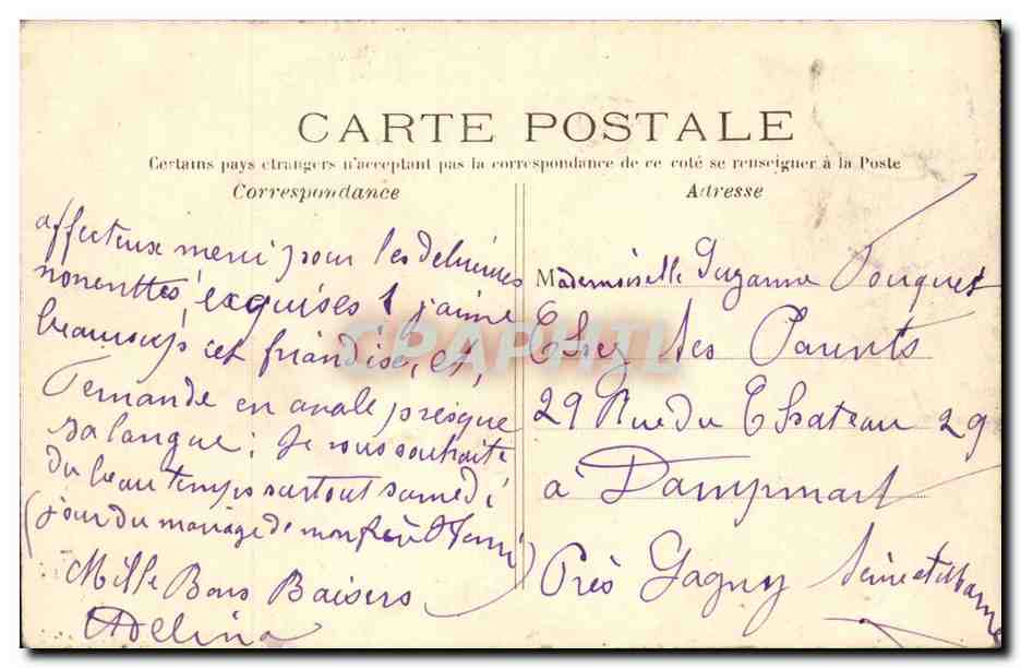 Boulogne sur Seine CPA Etablissement horticole de la ville de Paris GRille d'entree sur la route de Boulogne — Rückseite