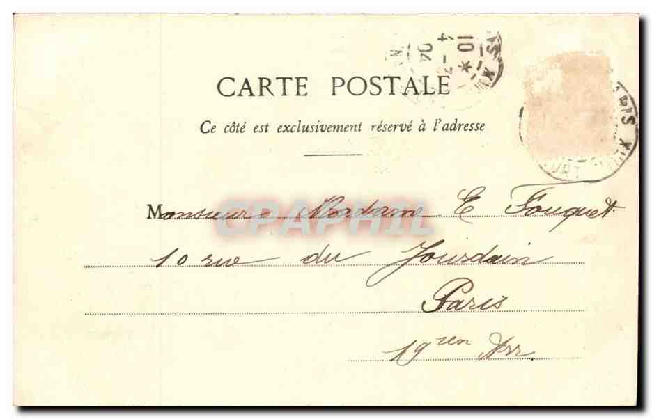 Paris (16eme) CPA Le moulin de Longchamp au Bois de Boulogne — Rückseite