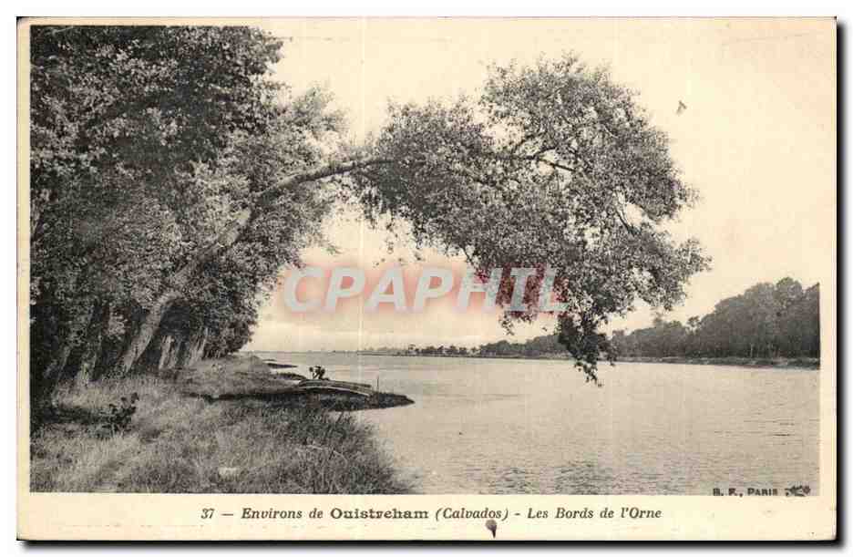 Environs de Ouistreham CPA les bords de l'Orne
