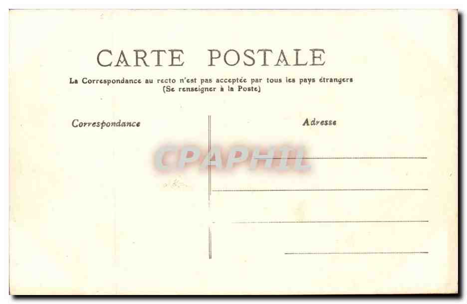 Courseulles sur Mer CPA les quais et les parcs a huitres (ostreiculture) — Rückseite