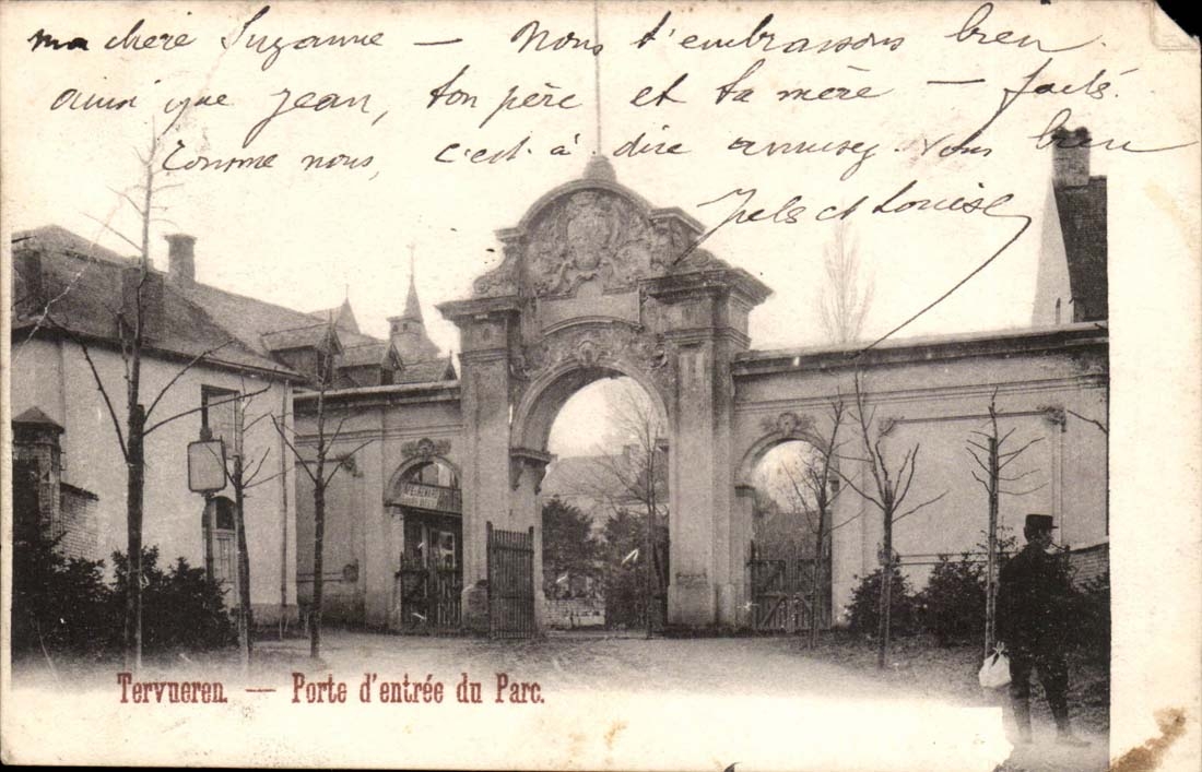 Tervueren — Porte d'entrée du Parc — éditeur non visible