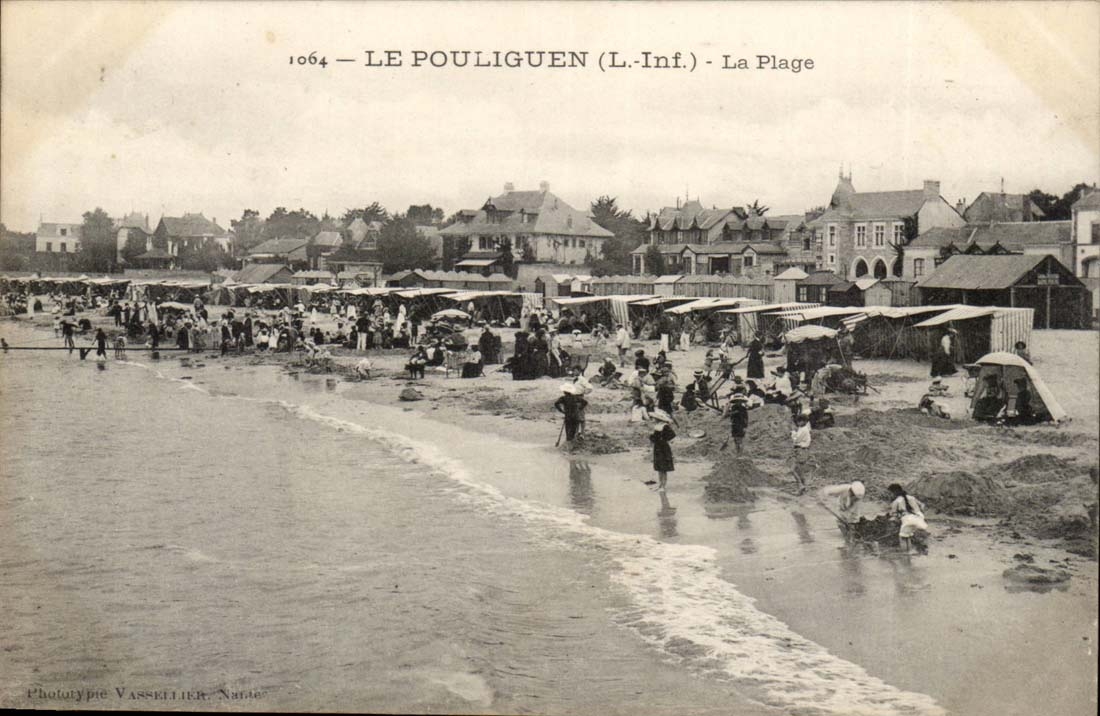 Le Pouliguen CPA La plage