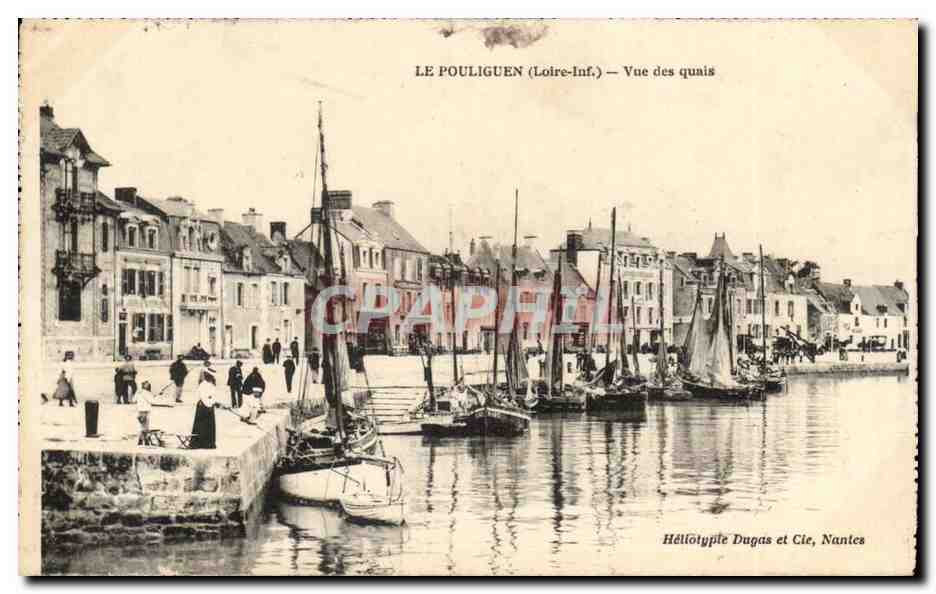 Le Pouliguen CPA Vue des quais
