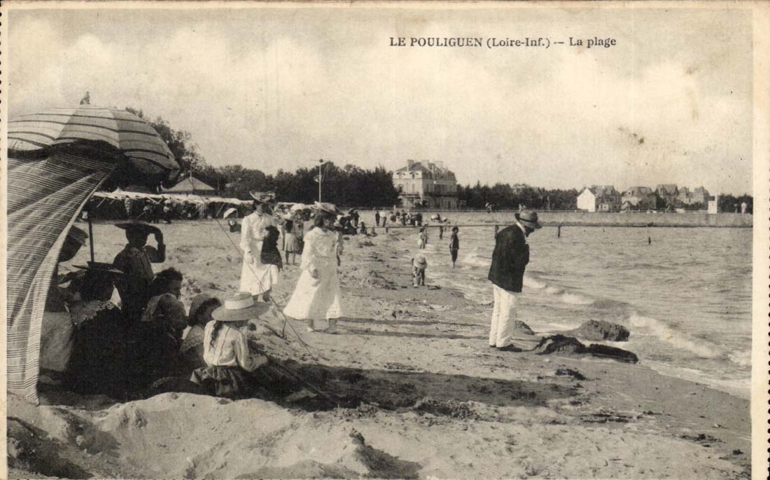 Le Pouliguen CPA La plage
