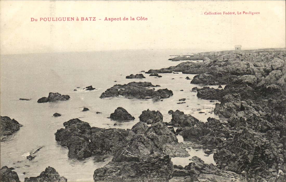 De Pouliguen a Batz CPA Aspect de la cote
