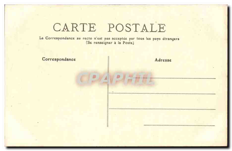 De Pouliguen a Batz CPA Aspect de la cote — Rückseite