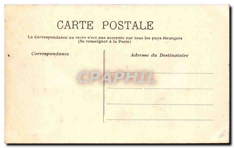 Le Pouliguen CPA Les regates et la pointe de Penchateau — Back