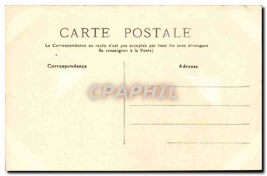 Le Pouliguen CPA Depart d'un brick Goelette — Back