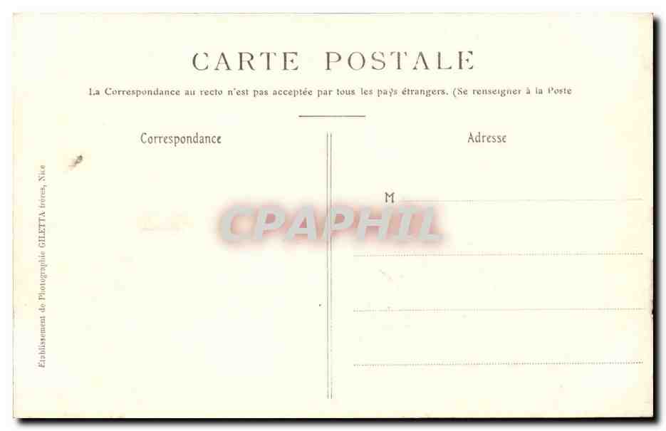 Chamonix - Hôtel du Montanvert et Aiguilles du Dru - Collection Artistique — Verso