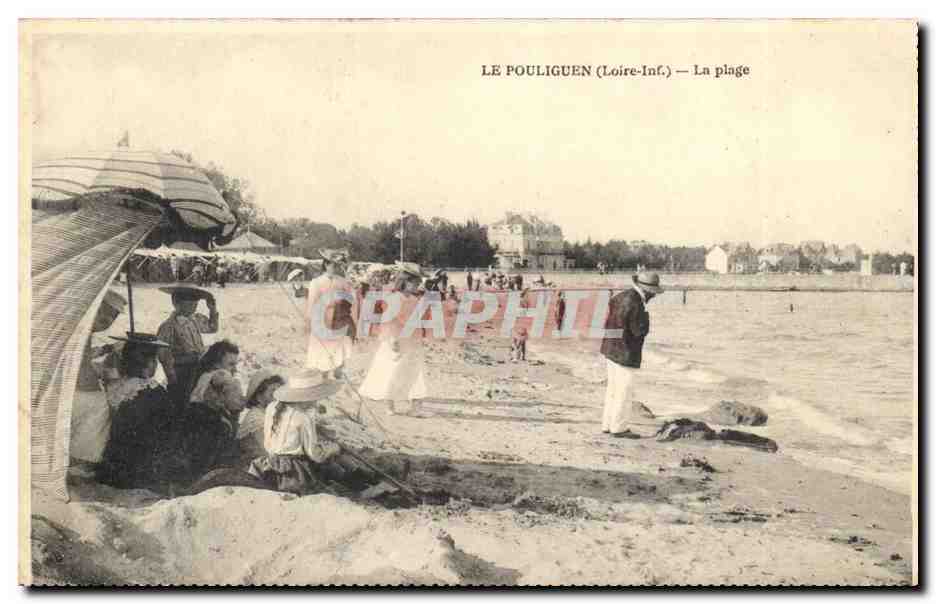Le Pouliguen CPA La plage