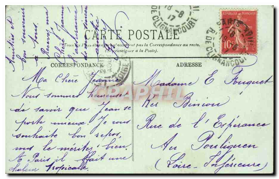 Saint-Denis — La Mairie — Meublé — Rückseite