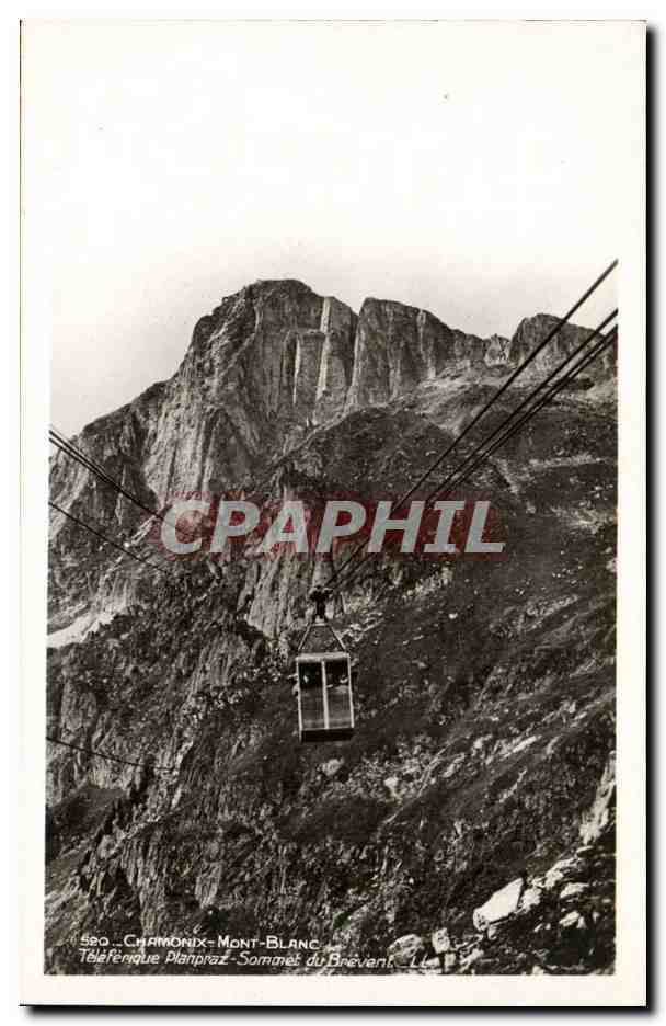 CPA Chamonix Mont Blanc Teleferique Planpraz Sommet du Brevent