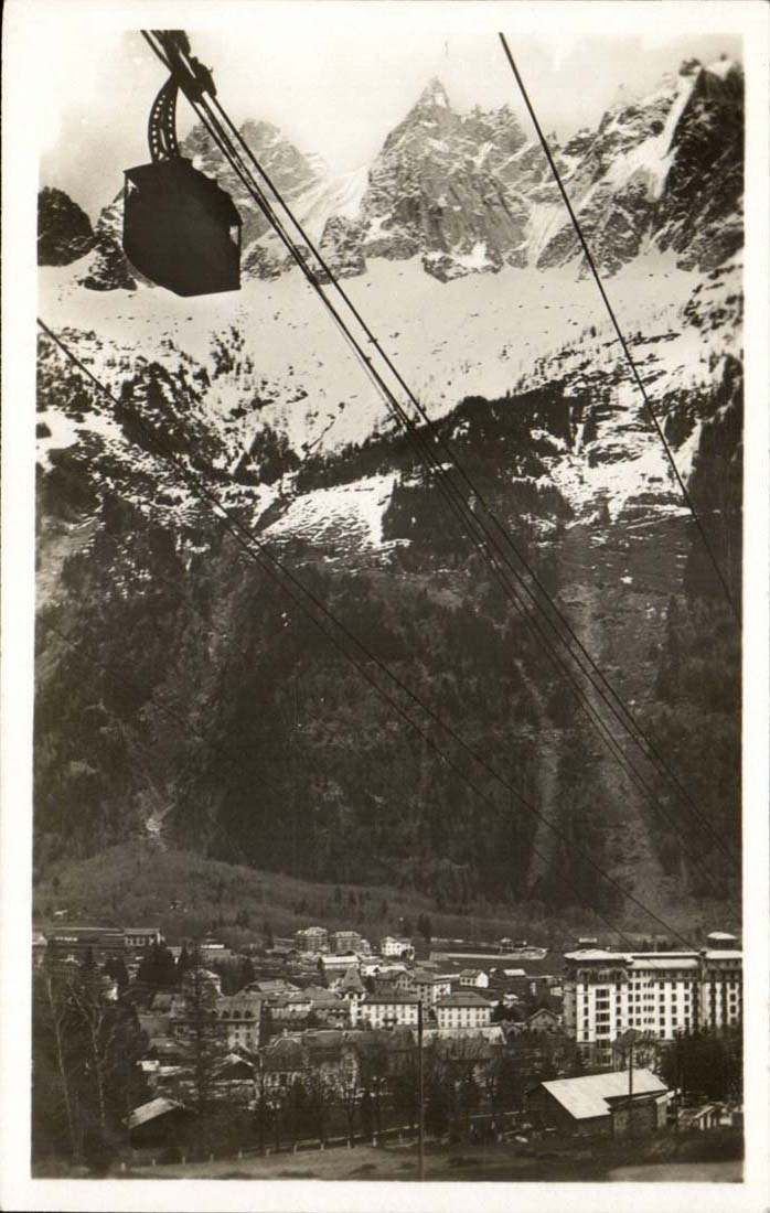 CPA Chamonix Mont Blanc Teleferique Planpraz Le Brevent