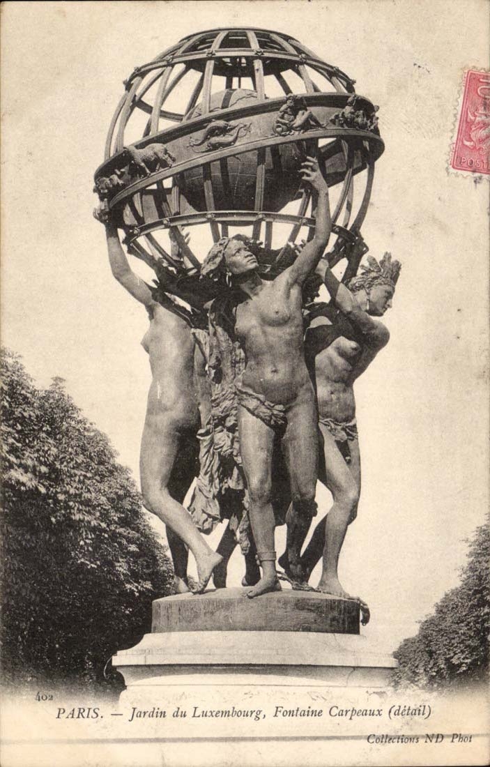 Paris (6eme) CPA Jardin du Luxembourg Fontaine Carpeaux (deytail)