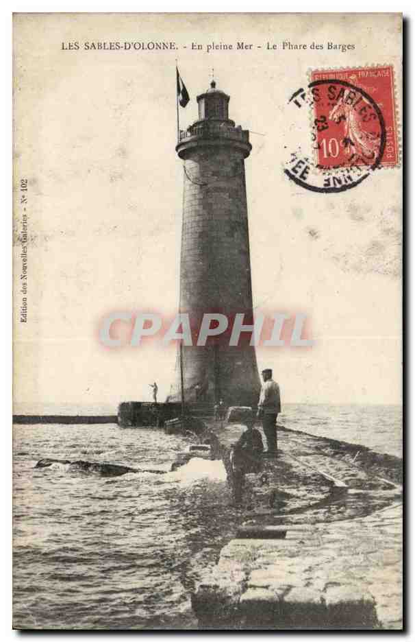 Les Sables-d'Olonne - Auf See - Der Leuchtturm der Barges - Edition Nonnolles-Galleries - Nr. 102