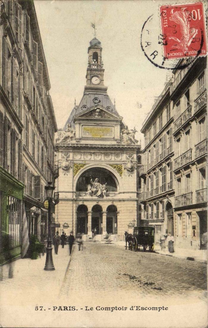 Paris (1er) CPA Le comptoir d'escompte