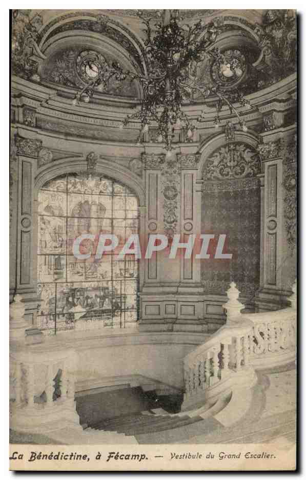 CPA La Benedictine a FEcamp Vestibule du grand escalier