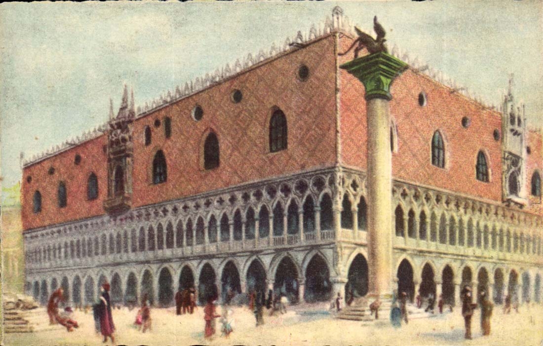 CPA Fantaisie Venise Venezia Palazzo Ducale Italie Italia