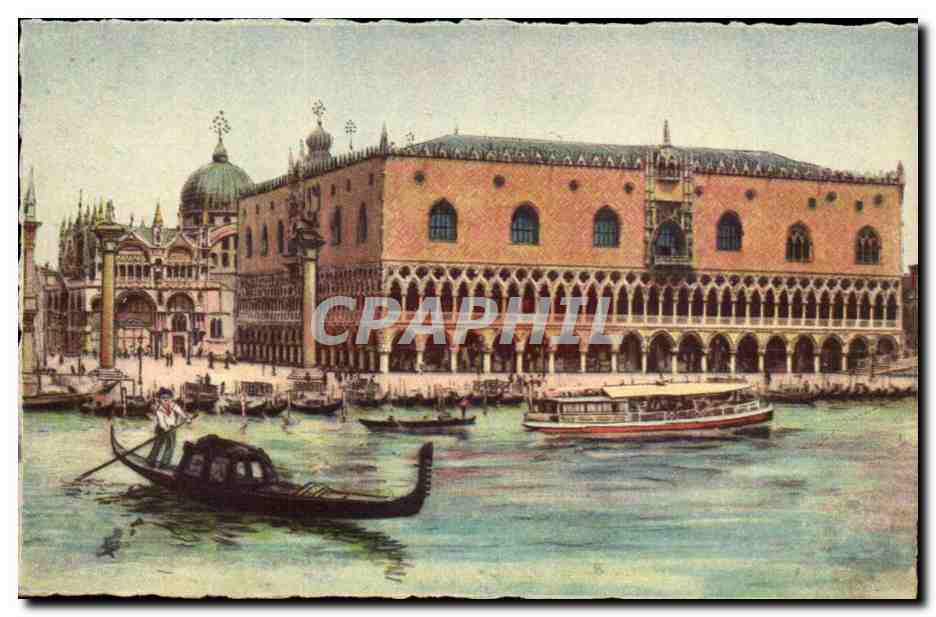 CPA Fantaisie Venise Palazzo Ducale Italie Italia