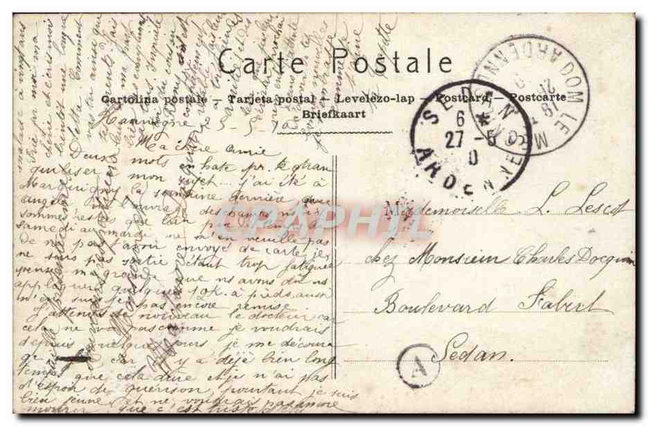 Gui Porte-Bonheur — donna che tiene un gui — JAK Parigi — Verso