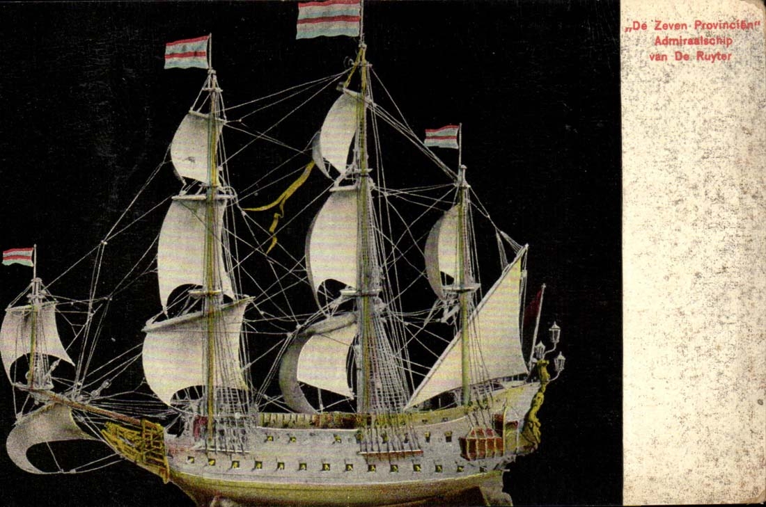 Le Zeven Provinciën — Le vaisseau amiral de De Ruyter — éditeur non identifié