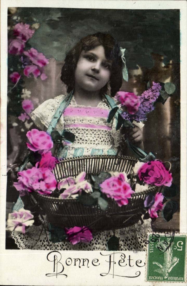 CPA Fantaisie Bonne fete (enfanta