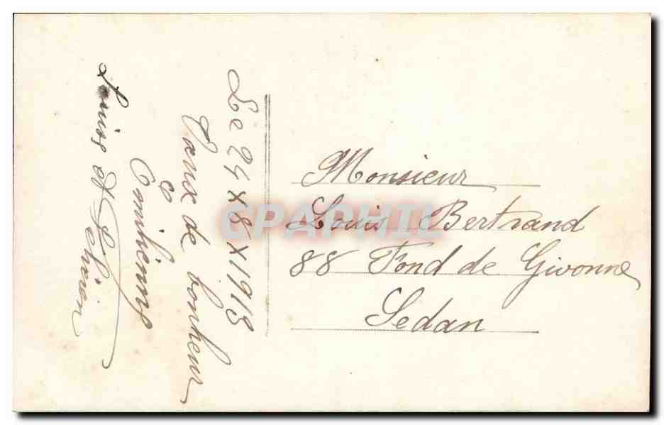 CPA Fantaisie Heureuse fete (femme) — Rückseite