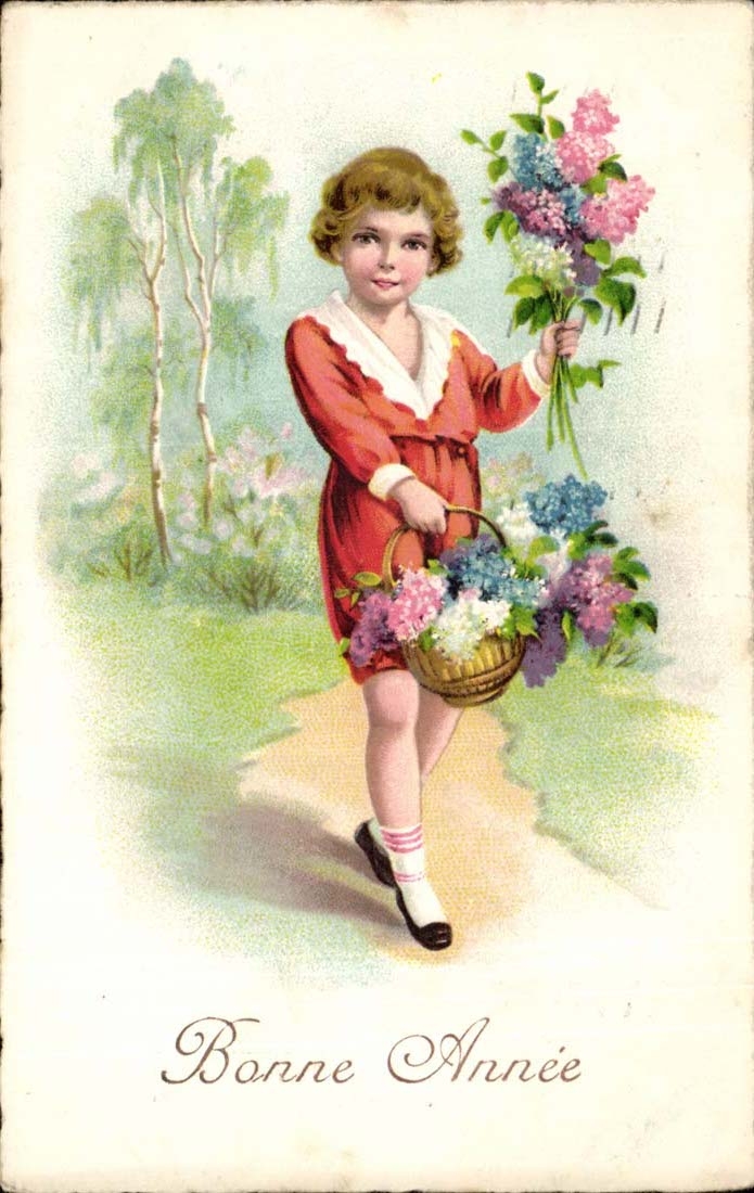 CPA Fantaisie Bonne annee