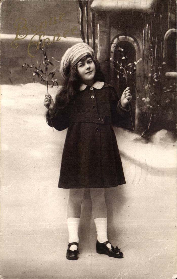 CPA Fantaisie Bonne annee Enfant