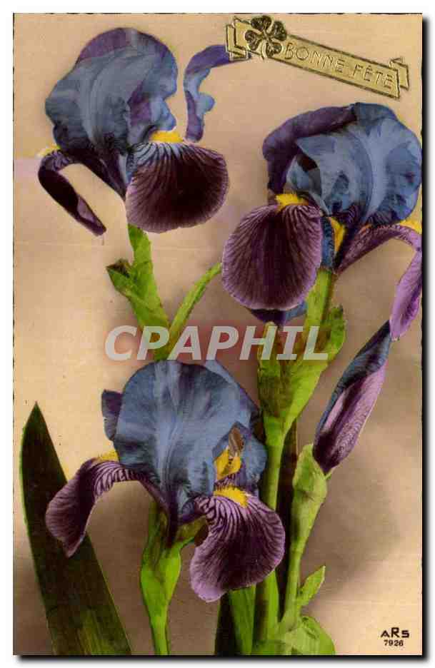 CPA Fantaisie Bonne fete Fleurs