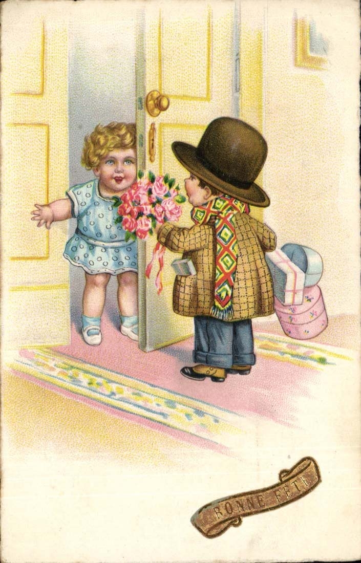 CPA Fantaisie Bonne fete Enfants