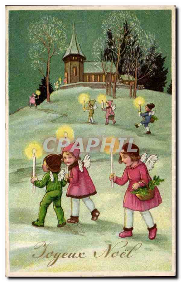 CPA Fantaisie Joyeux Noel