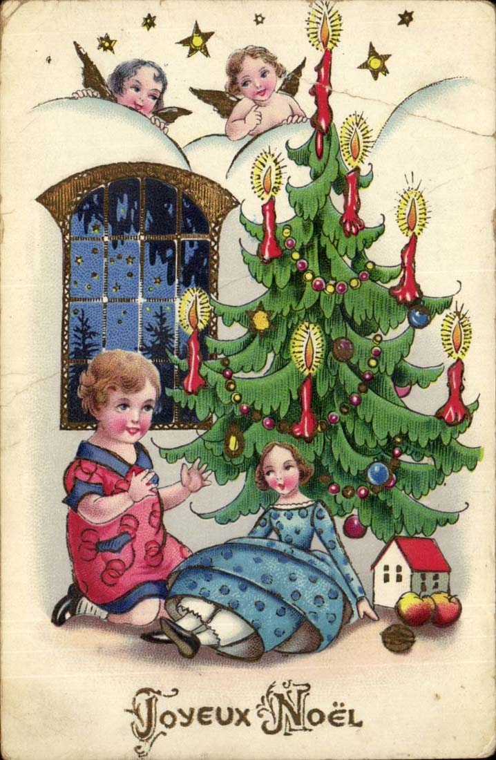 CPA Fantaisie Joyeux Noel