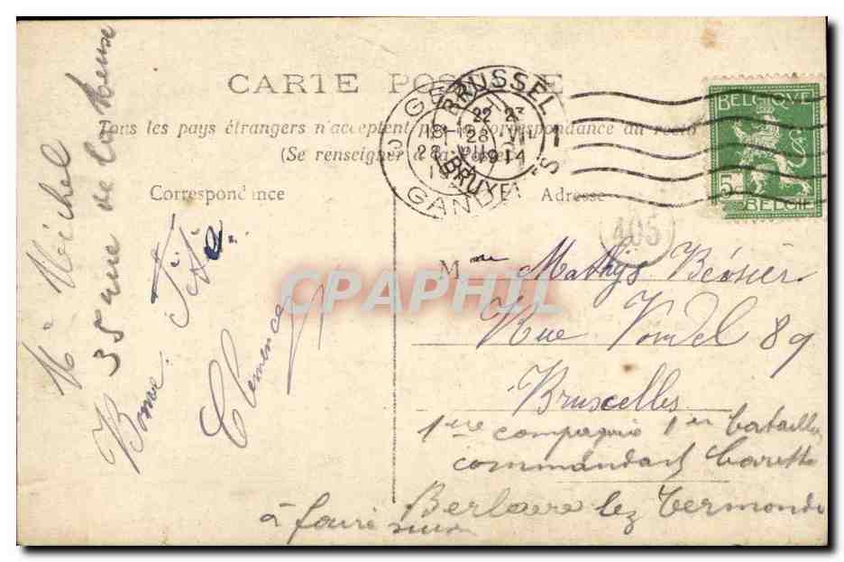 CPA Fantaisie Femme et bebe — Rückseite