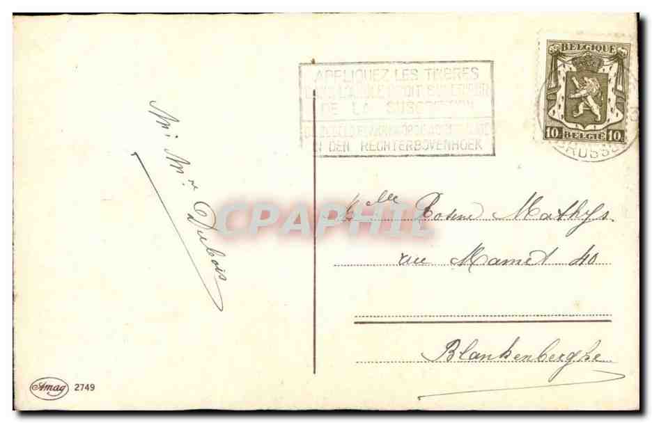 CPA FAntaisie Joyeuses paques (enfant poussin oeuf) — Rückseite