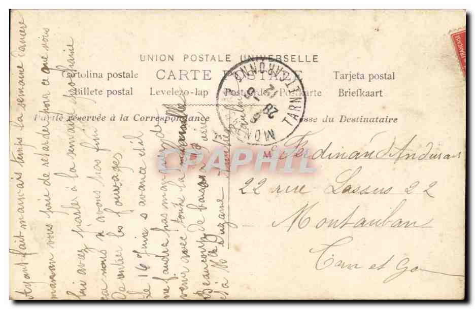 Femme en robe de style Art Nouveau tenant un bouquet de roses — Série 245 — Éditeur S.45 — Verso