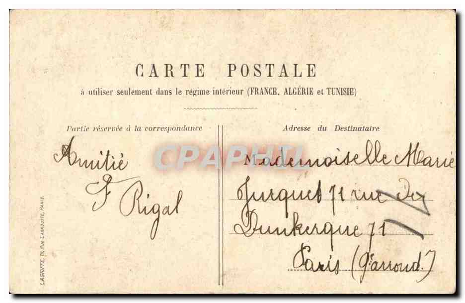 CPA Fantaisie Le fiance Monsieur l'abbe ne nous grondez pas unissez nous (couple) — Rückseite