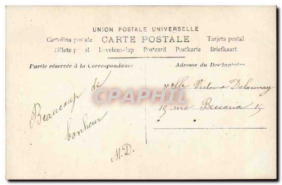 CPA Fantaisie Couple Fiancailles La bague — Rückseite