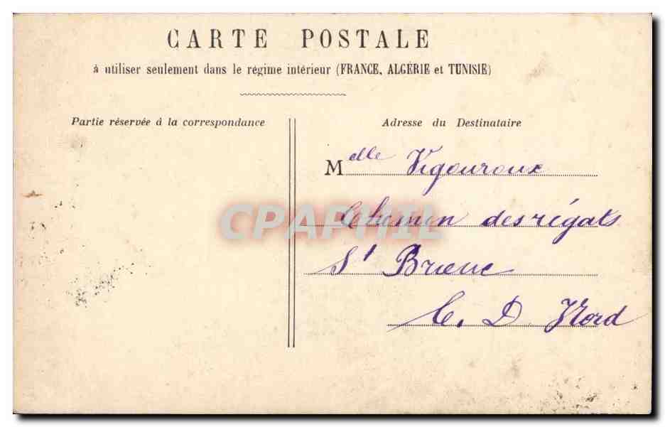 CPA Fantaisie Romeo et Juliette Puis tu pencahis la tete sur mon epaule (theatre enfants) — Verso