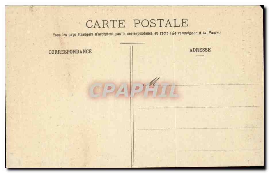 Sainte Foy la Grande CPA La fleche Notre DAme (coiffeur) — Rückseite