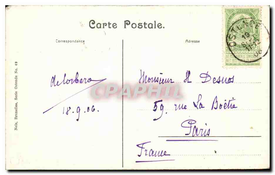 Pays Bas - Holland - Ostende - Le Kursaal et la Plage - CPA  — Back