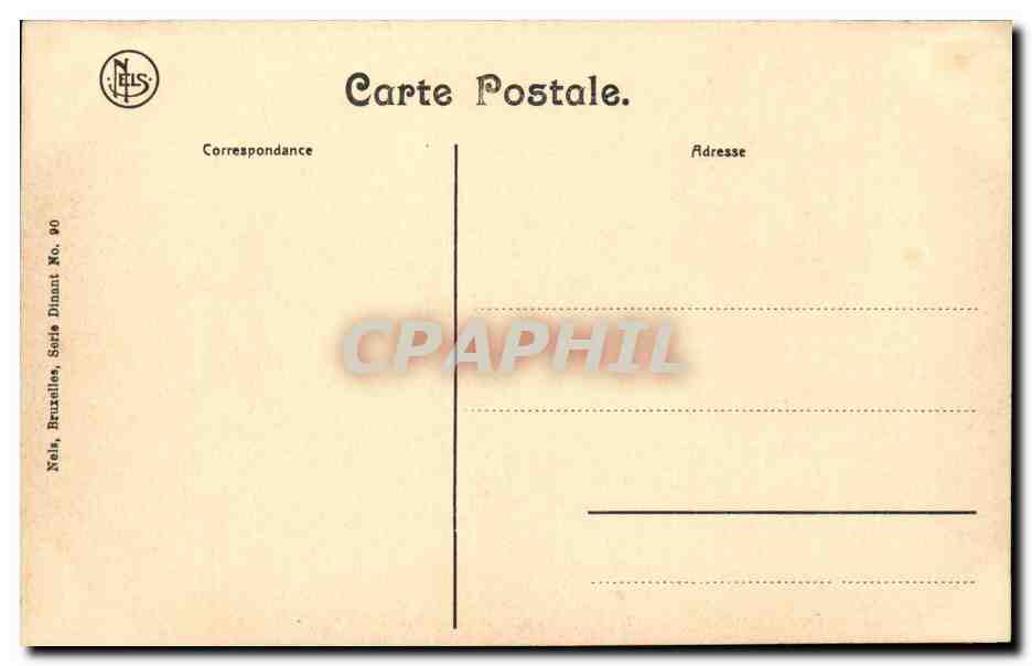 Belgique - Belgien - Belgium - Dinant - Chateau de Walzin - CPA  — Rückseite
