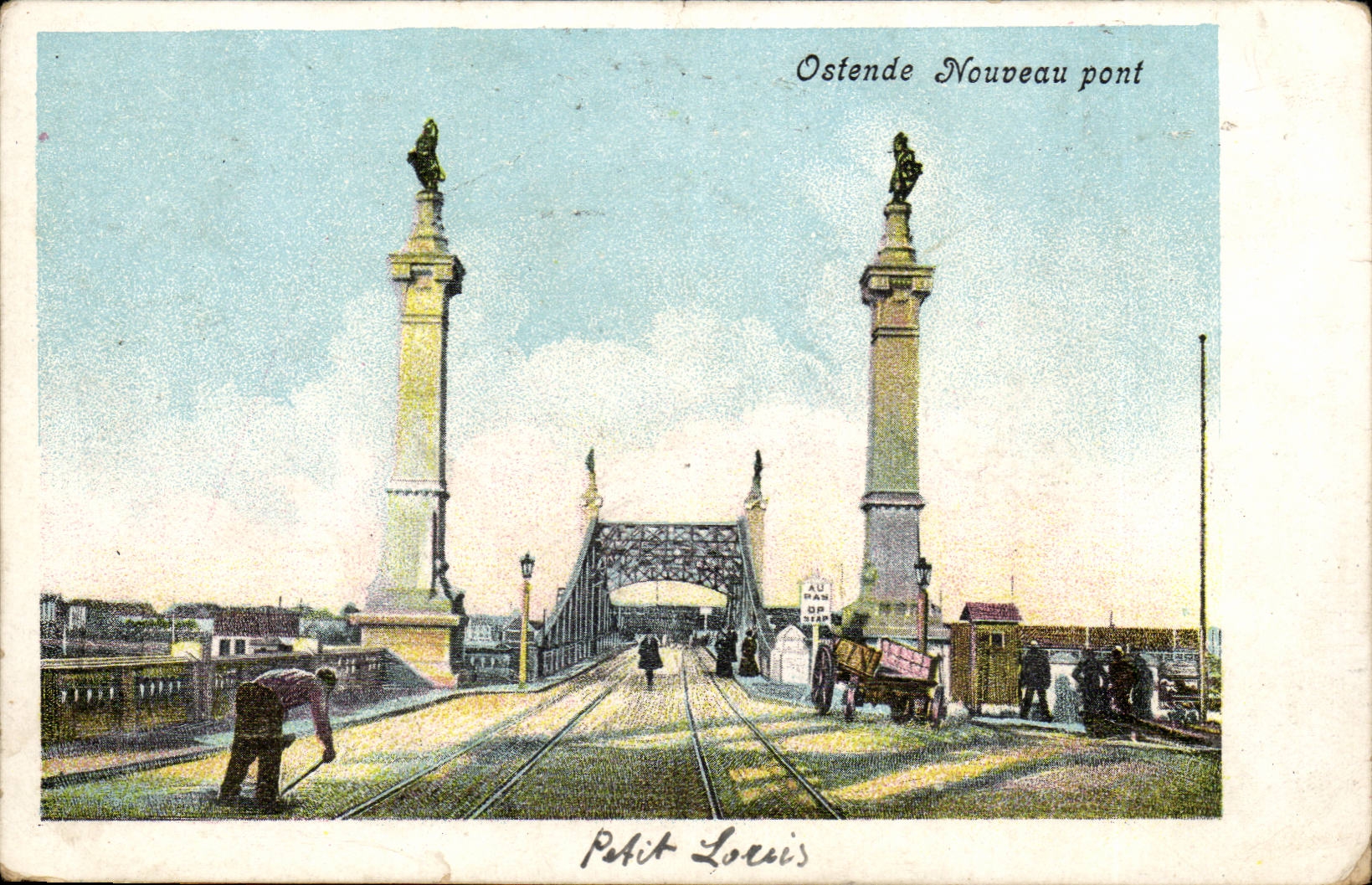Belgique - Belgien - Belgium - Ostende - Nouveau pont - CPA 