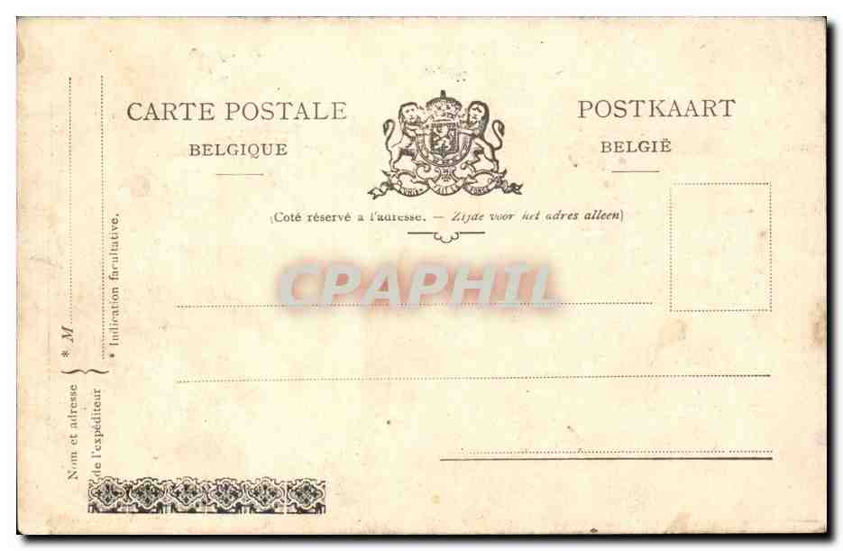 Belgique - Belgien - Belgium - Souvenir de Arloh - CPA  — Rückseite