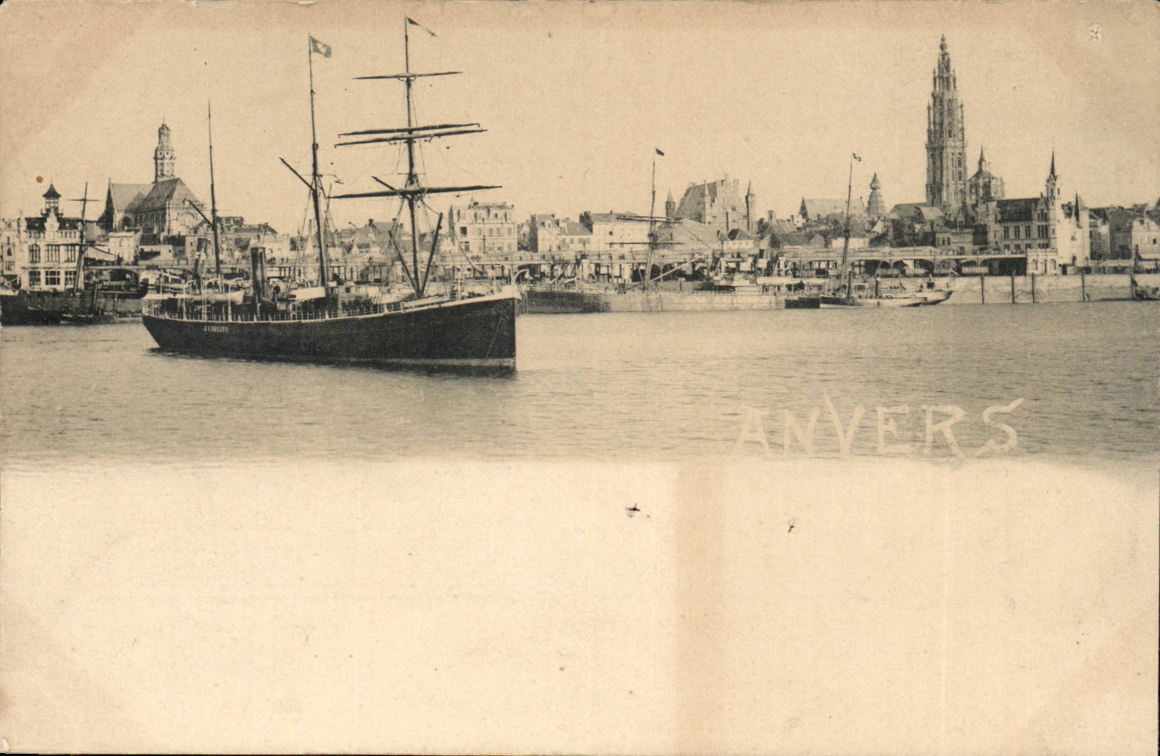 Belgique - Belgien - Belgium - Anvers - bateau - CPA 