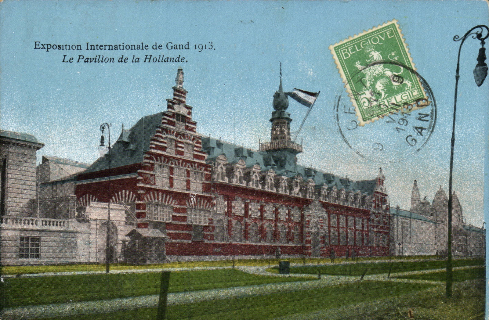 Pavillon de la Hollande — Exposition Internationale de Gand 1913 — éditeur non visible