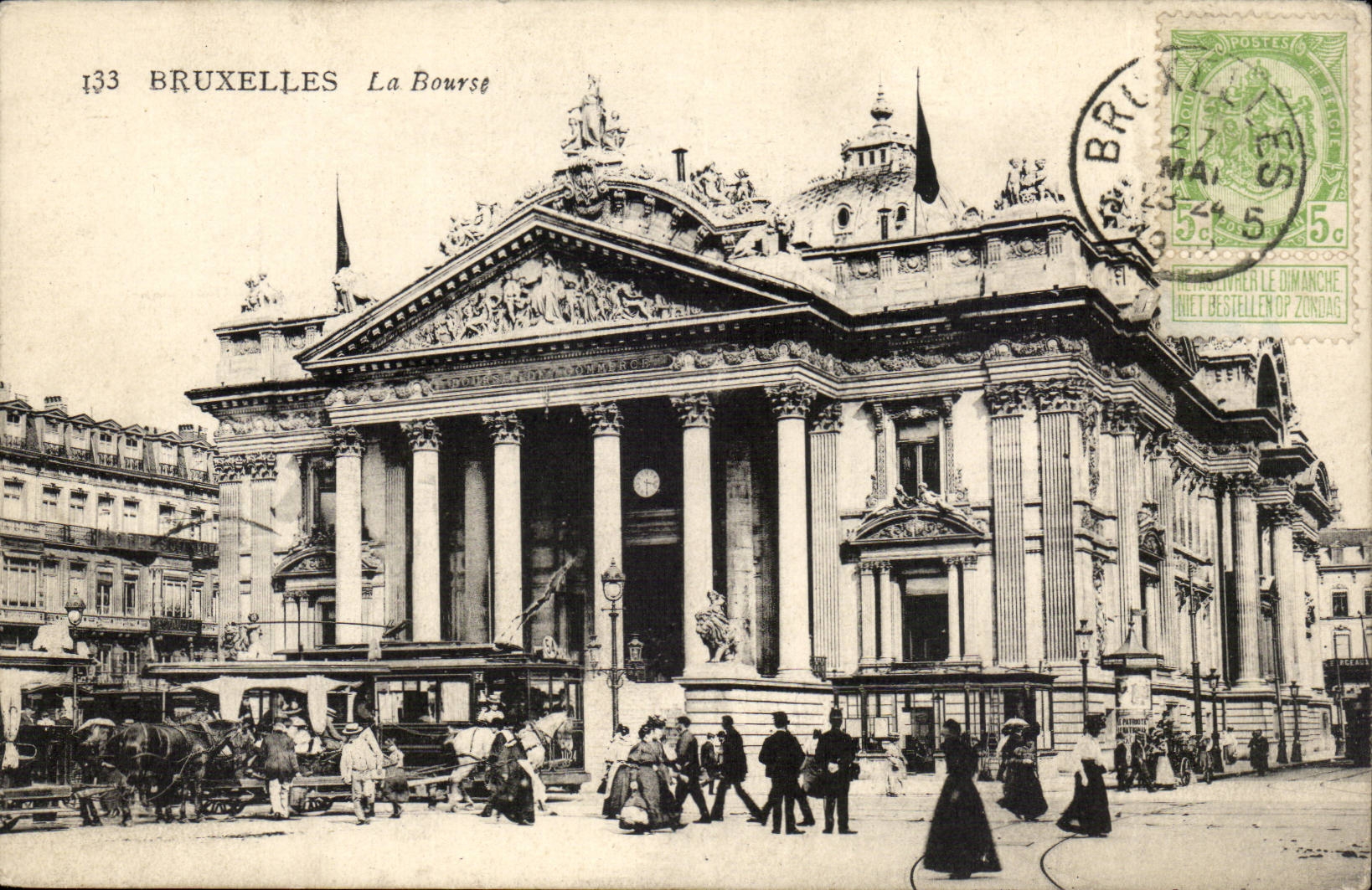 Belgique - Belgien - Belgium - Bruxelles - Brussels - la Bourse - CPA 