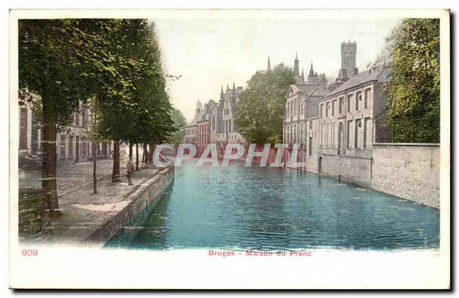 Belgique - Belgien - Belgium - Bruges - Maison du Franc - CPA 